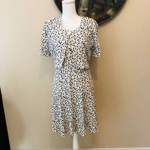 Los Angeles Gal Dress w matching NWT cardi